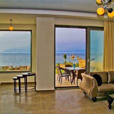 Sea View Beachfront Villa Peri Gouvai Exteriör bild