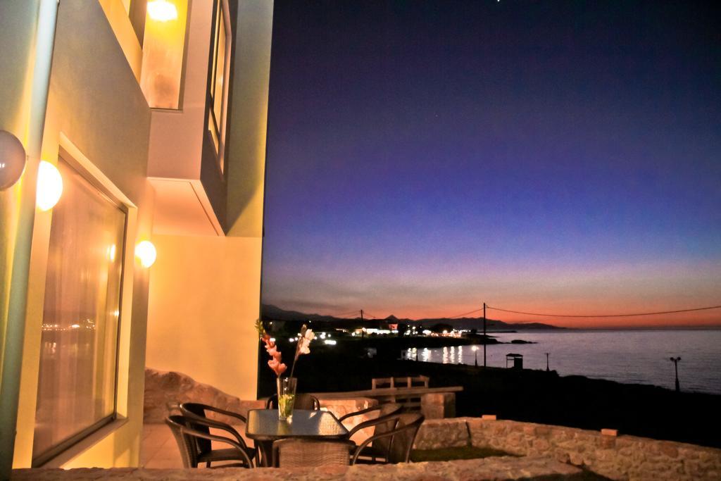 Sea View Beachfront Villa Peri Gouvai Exteriör bild